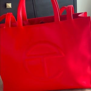 Telfar Red medium woman tote